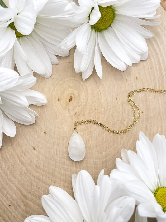 Moonstone 14k Gold Filled Necklace